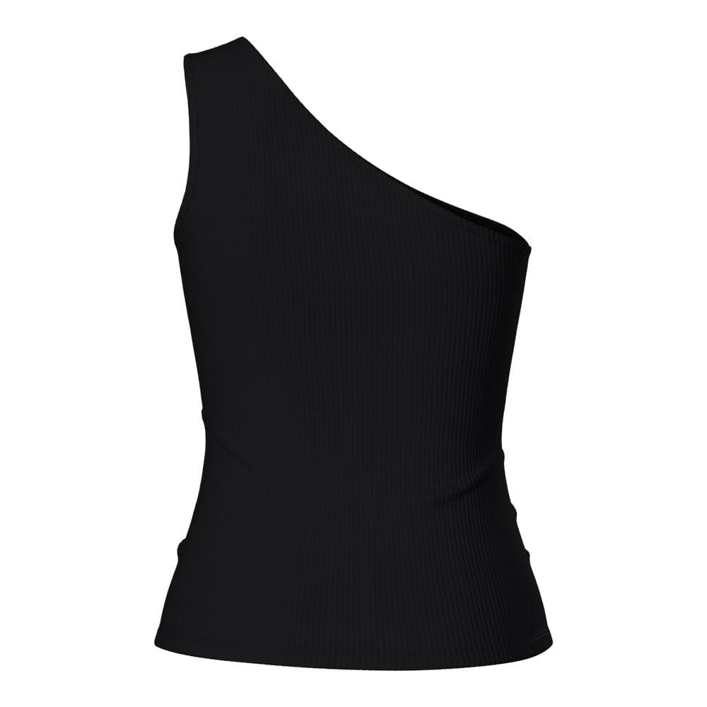 T-Shirt Noir Femme Pieces Cruka 3