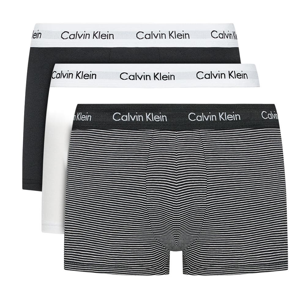 x3 Boxers Noir/Blanc Homme Calvin Klein Jeans Trunk 1