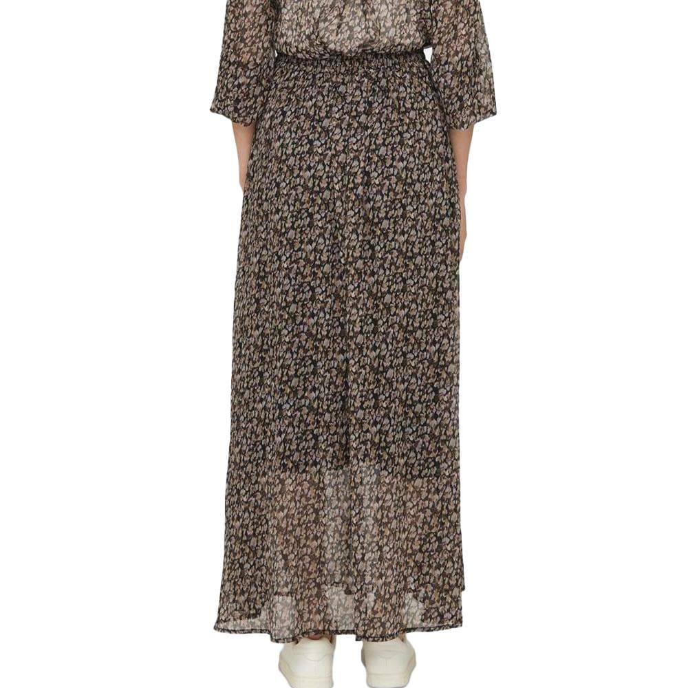 Jupe Imprimé Noir Femme JDY Nicole Maxi 2