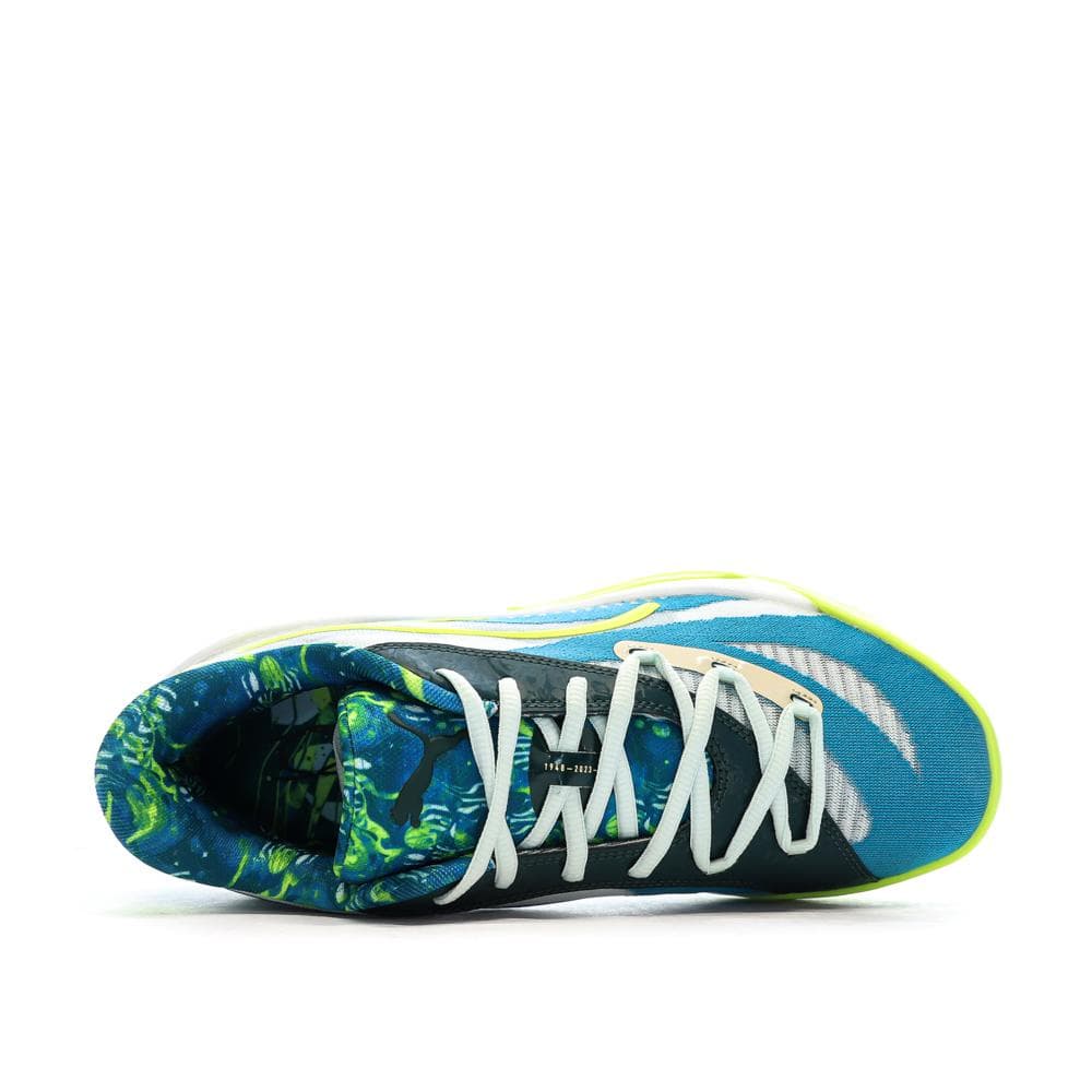 Chaussures de basketball Bleu/Verte Homme Puma All-pro Nitro 4