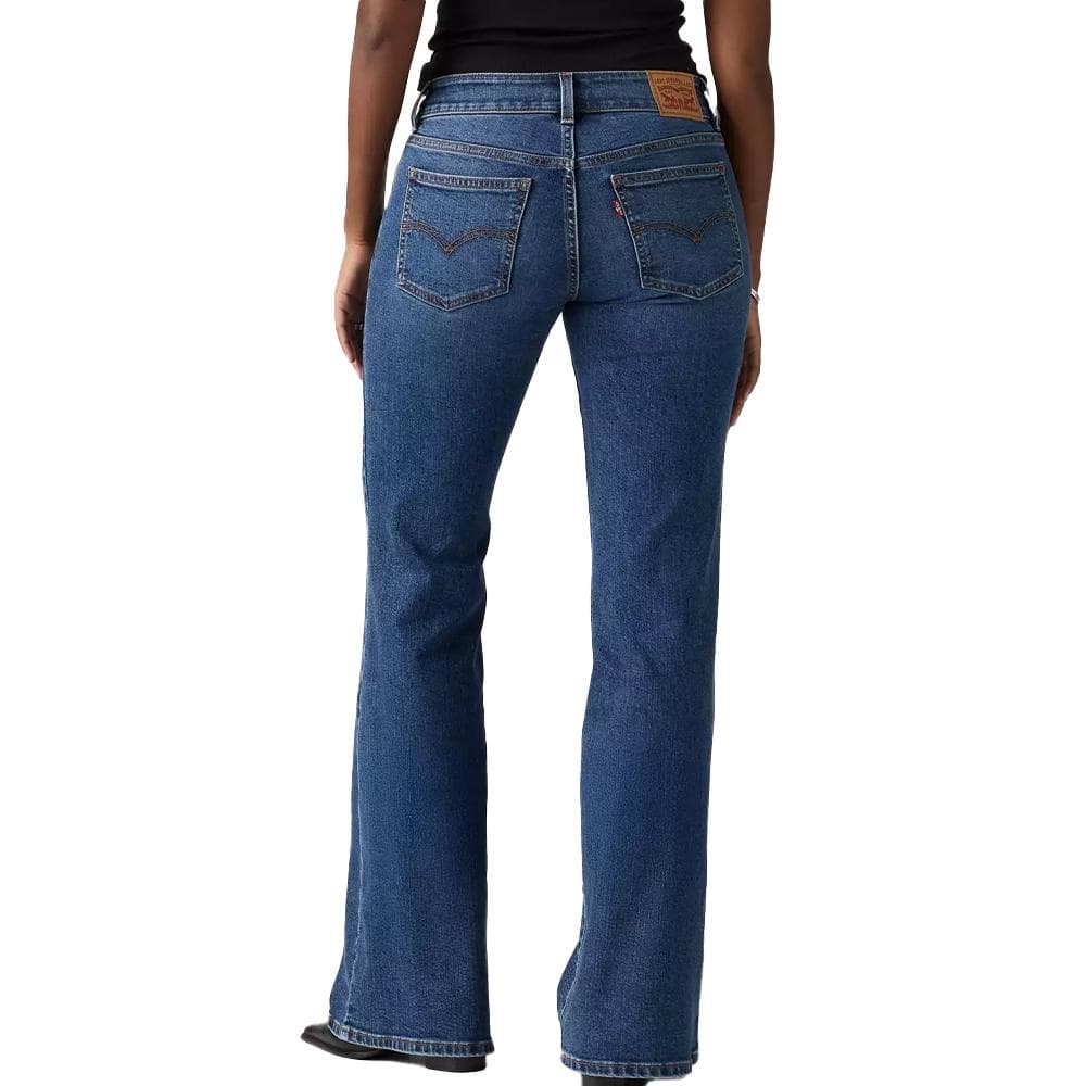 Jean Flare Bleu Foncé Femme Levi's Superlow 2