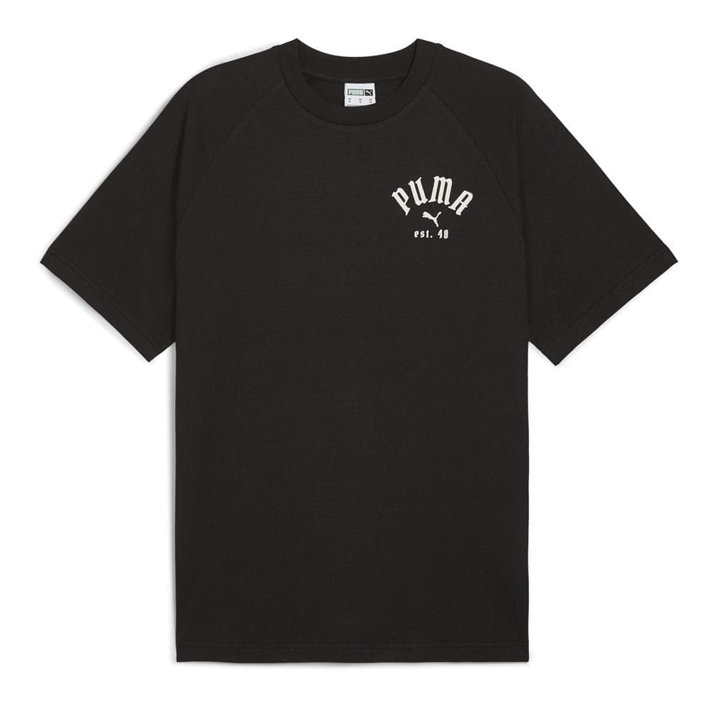 T-Shirt Noir Homme Puma Classics Play 1