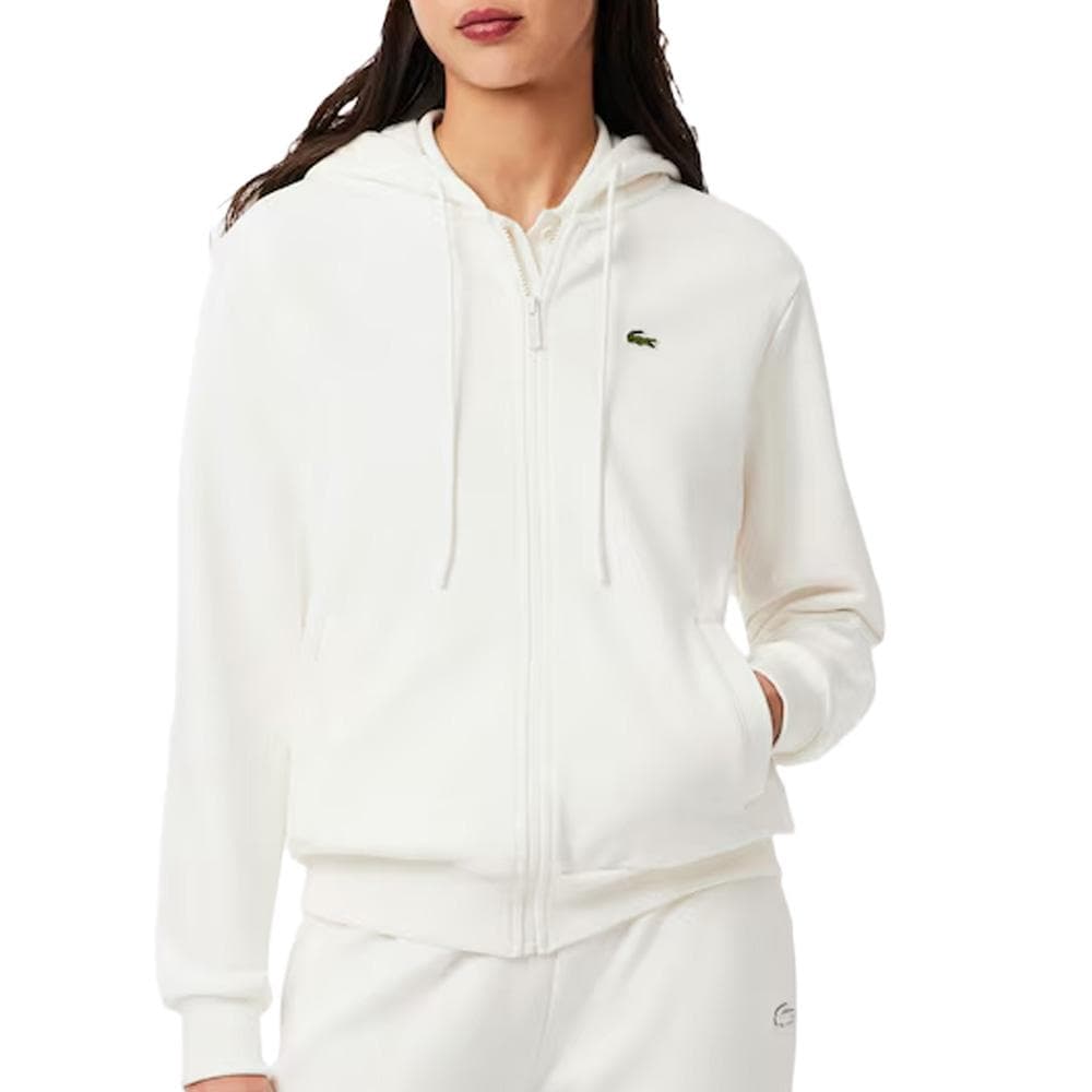 Sweat Blanc Femme LacosteSF5256 1