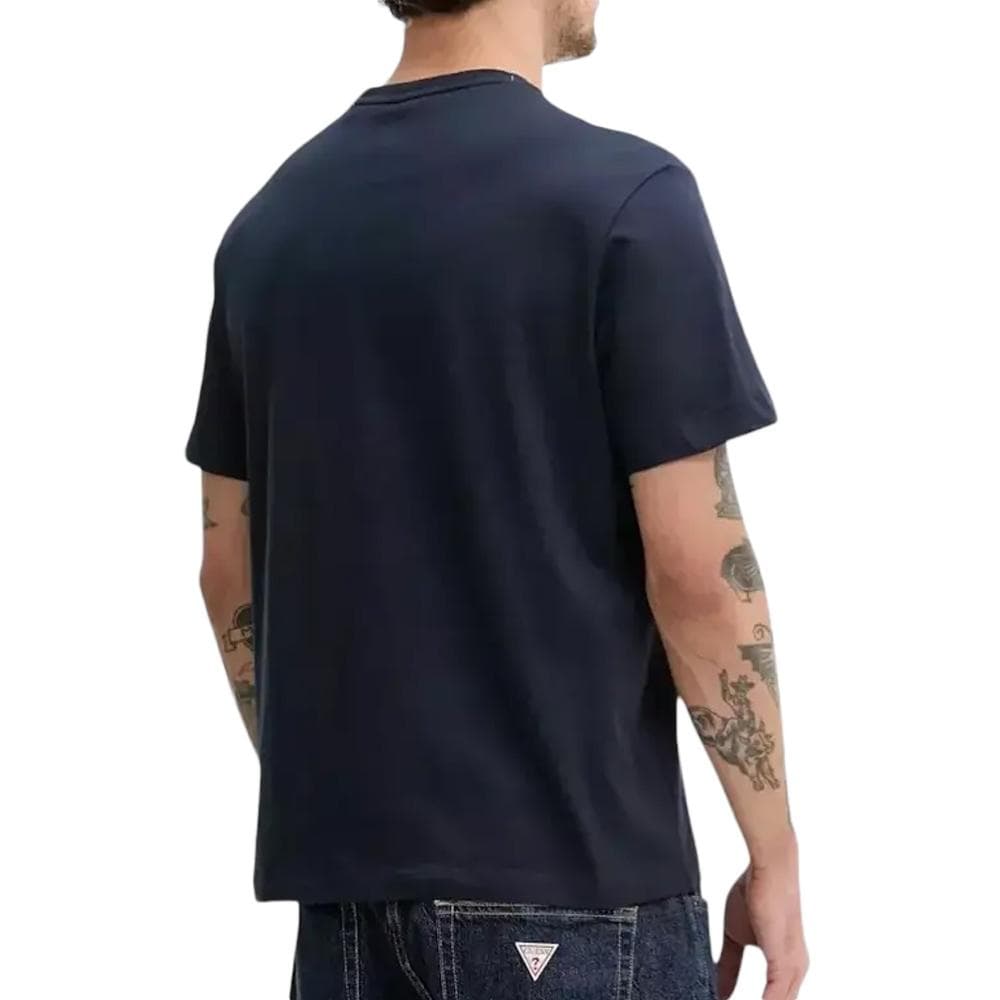 T-Shirt Marine Homme Guess M5RI74K8FQ4 2