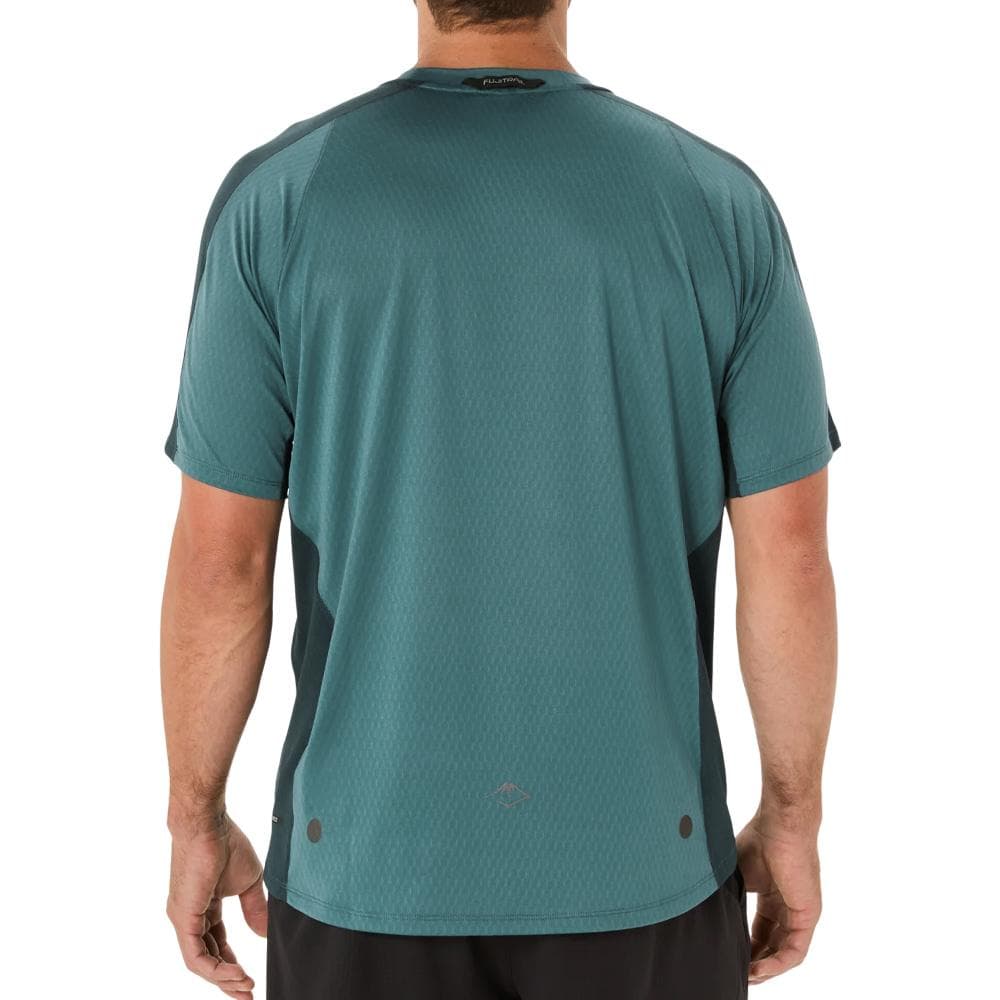 T-Shirt Bleu Homme Asics Fujitrail 2