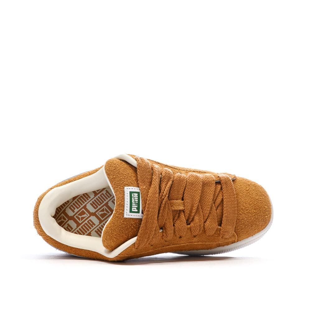 Baskets Jaune/Blanche Homme Puma Suede Xl Hairy 4