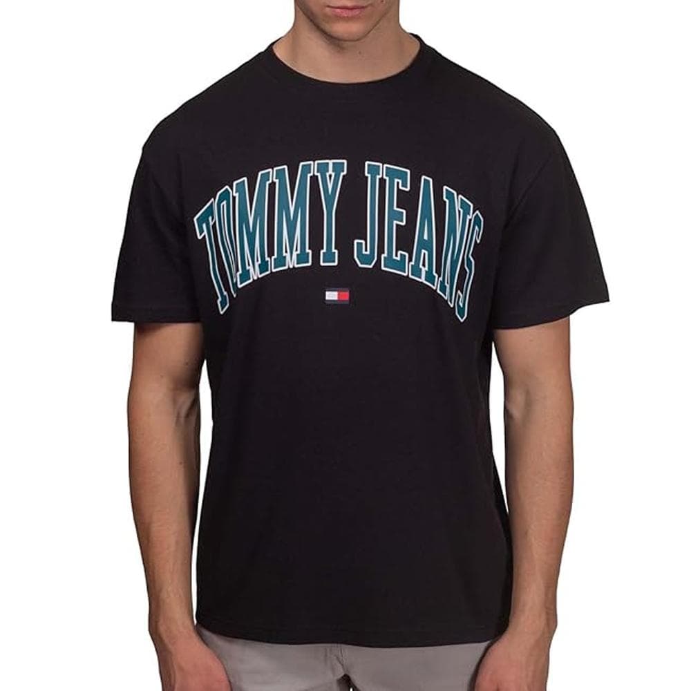 T-shirt Noir Homme Tommy Hilfiger Popcolor 1