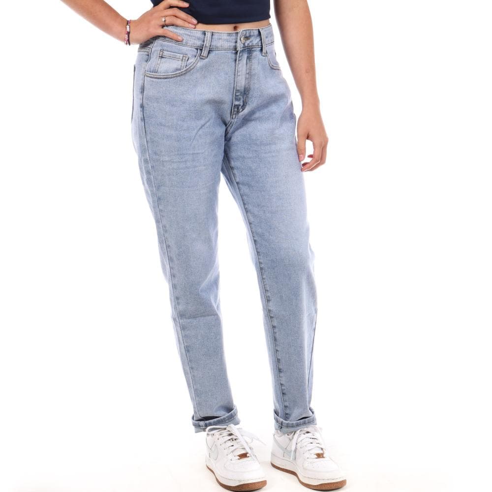 Jean Slim Bleu Femme Monday Premium Mom 1