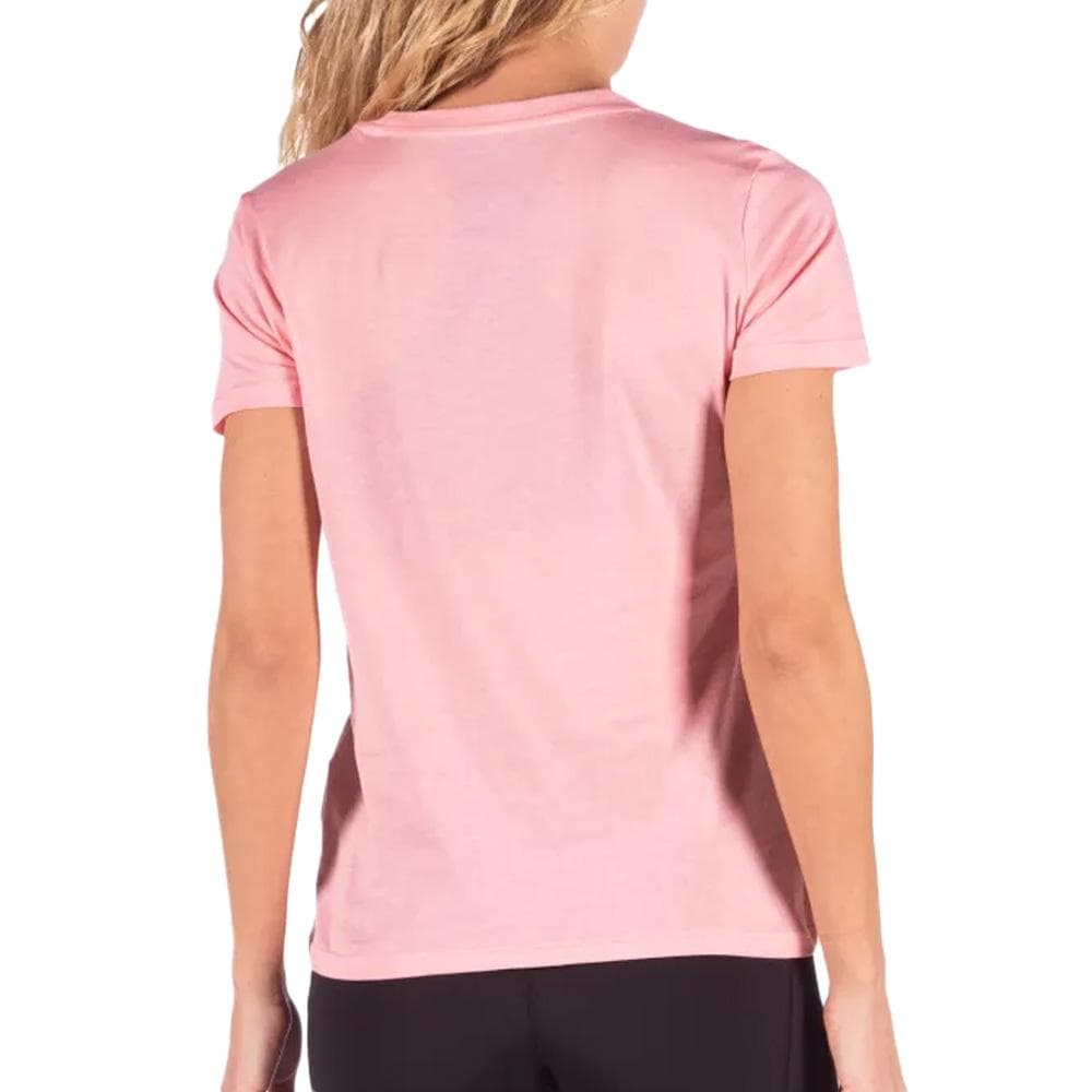 T-shirt Rose Femme Adidas W E Lin Slim T 2