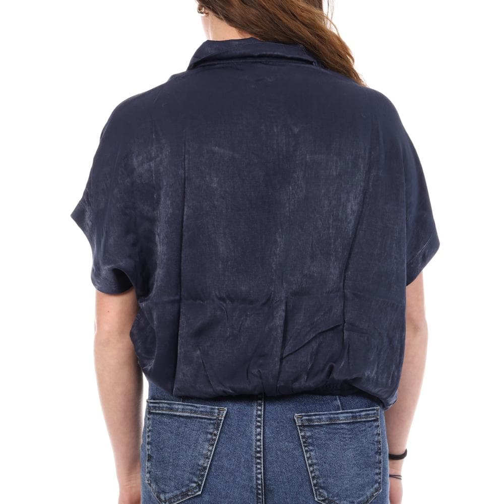 Chemise Satin Marine Femme An'ge Leonie 2