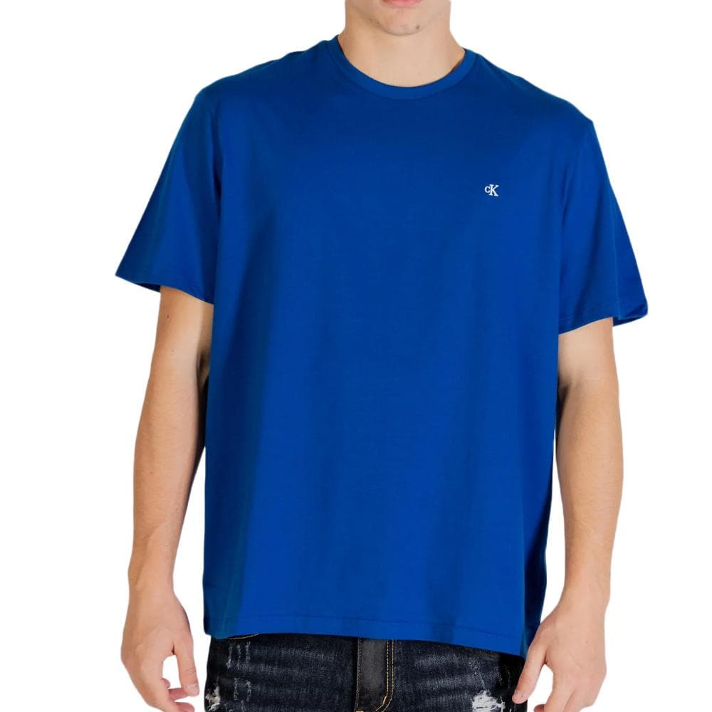 T-Shirt Bleu Homme Calvin Klein Jeans Classics 1
