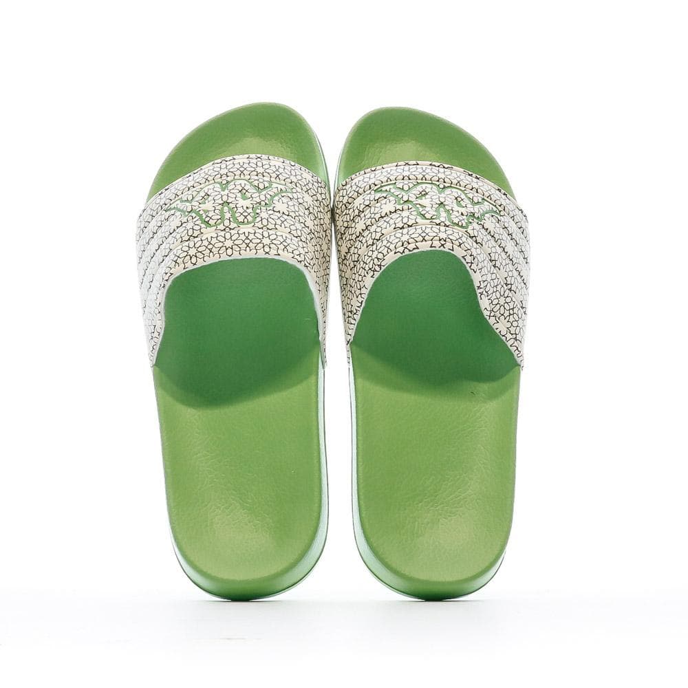 Claquettes Vert/Blanc Homme Kappa 311H4RW 3