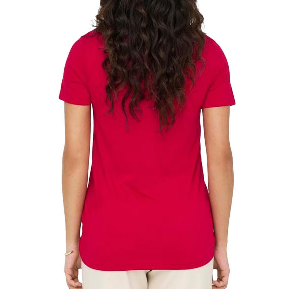 T-Shirt Rouge/Doré Femme JDY Dalila 2