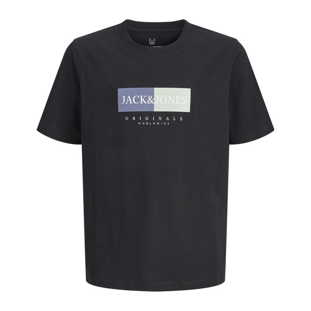 T-Shirt Noir Garçon Jack & Jones Frederiks 1
