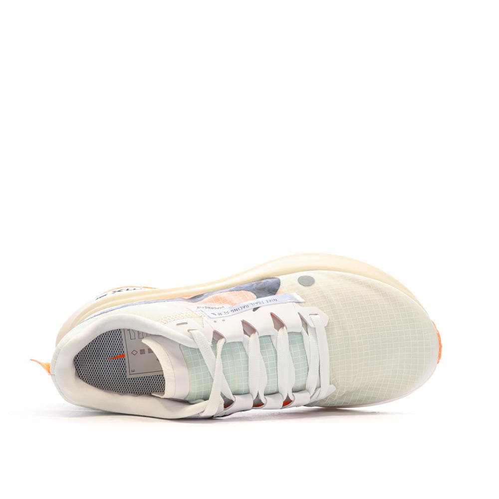 Chaussures de trail Blanches/Noires/Oranges Femme Nike Zoomx Ultrafly 4