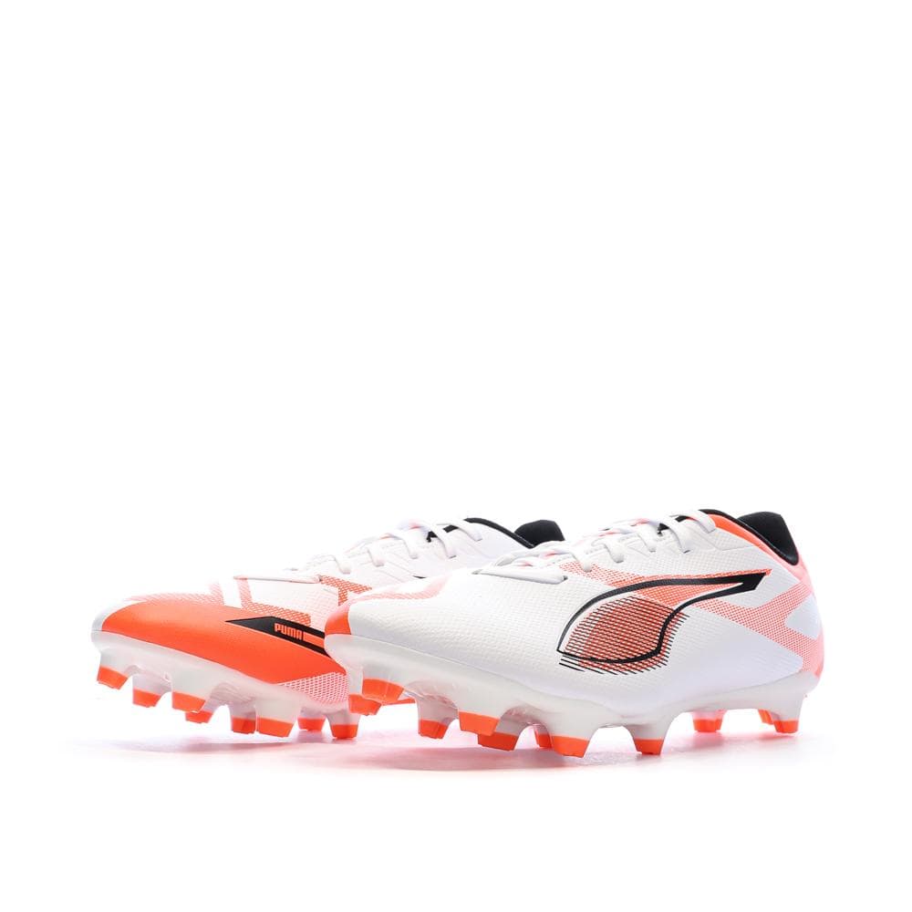 Chaussures de Foot Blanc/Orange Homme Puma Ultra 5 Play FG/AG 6