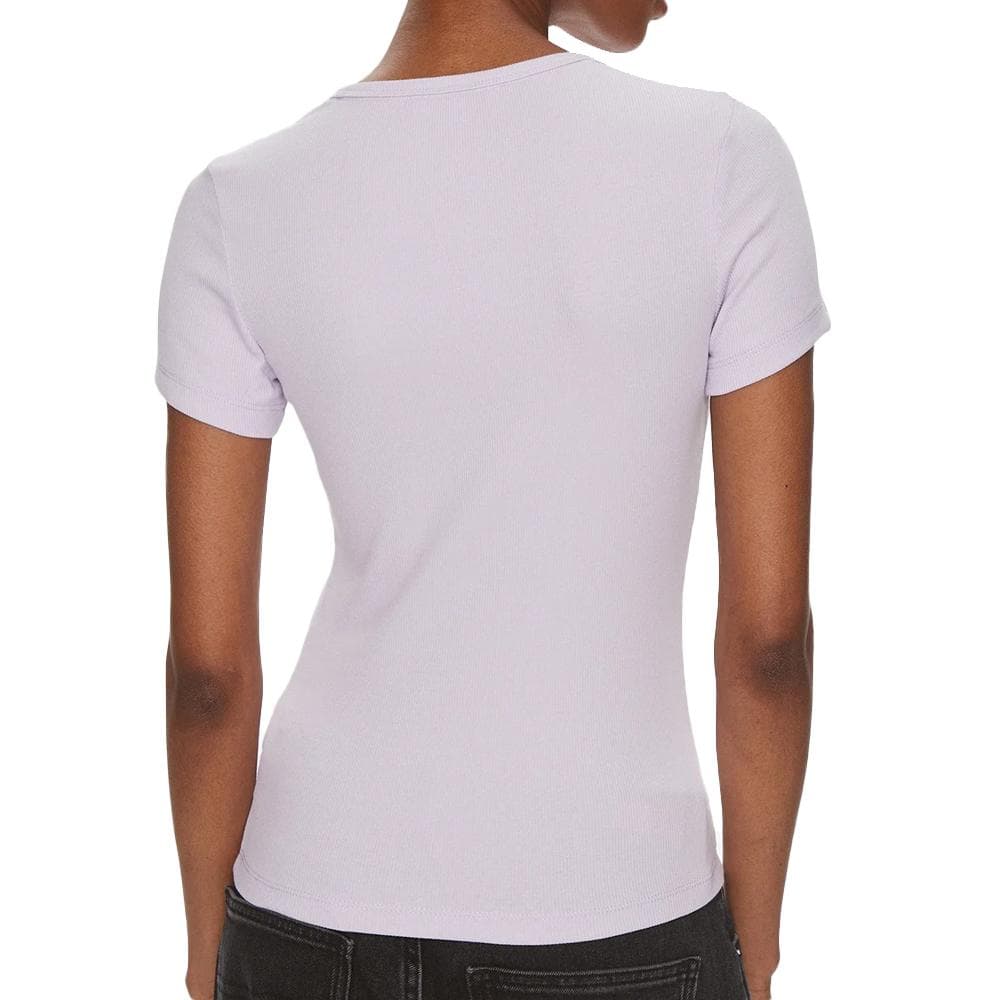 T-shirt Violet Femme Tommy Hilfiger Badge DW0 2