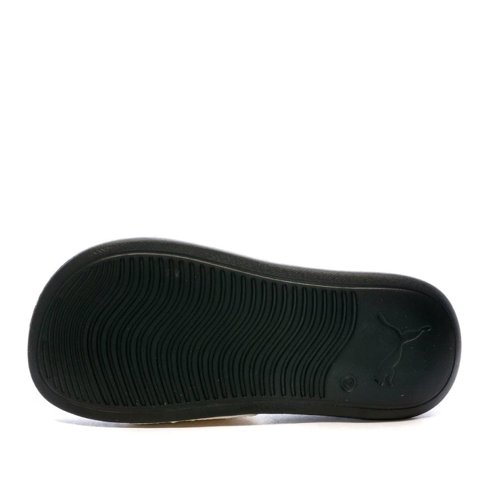 Claquettes Noir/Doré Femme Puma Popcat 20 Irridescent 2