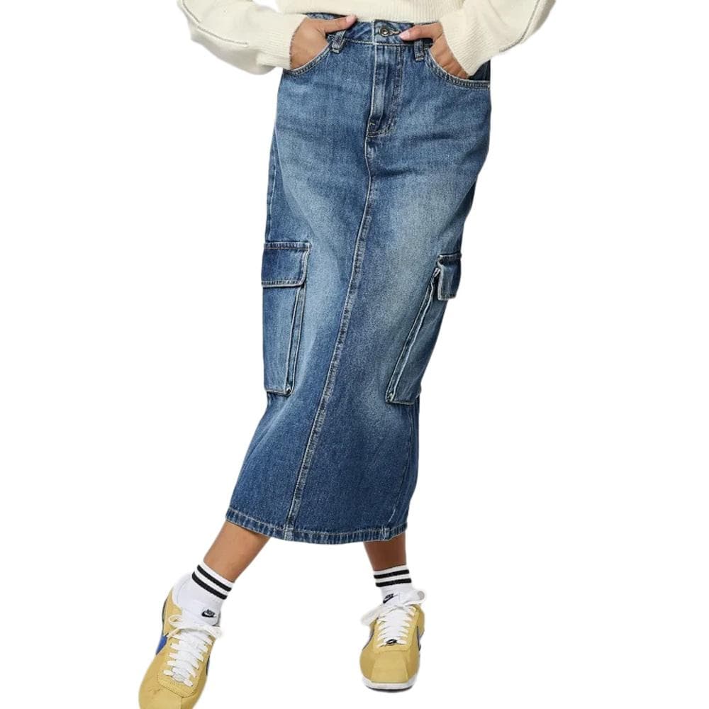 Jupe en Jean Bleu Femme Kaporal BIKAH 1