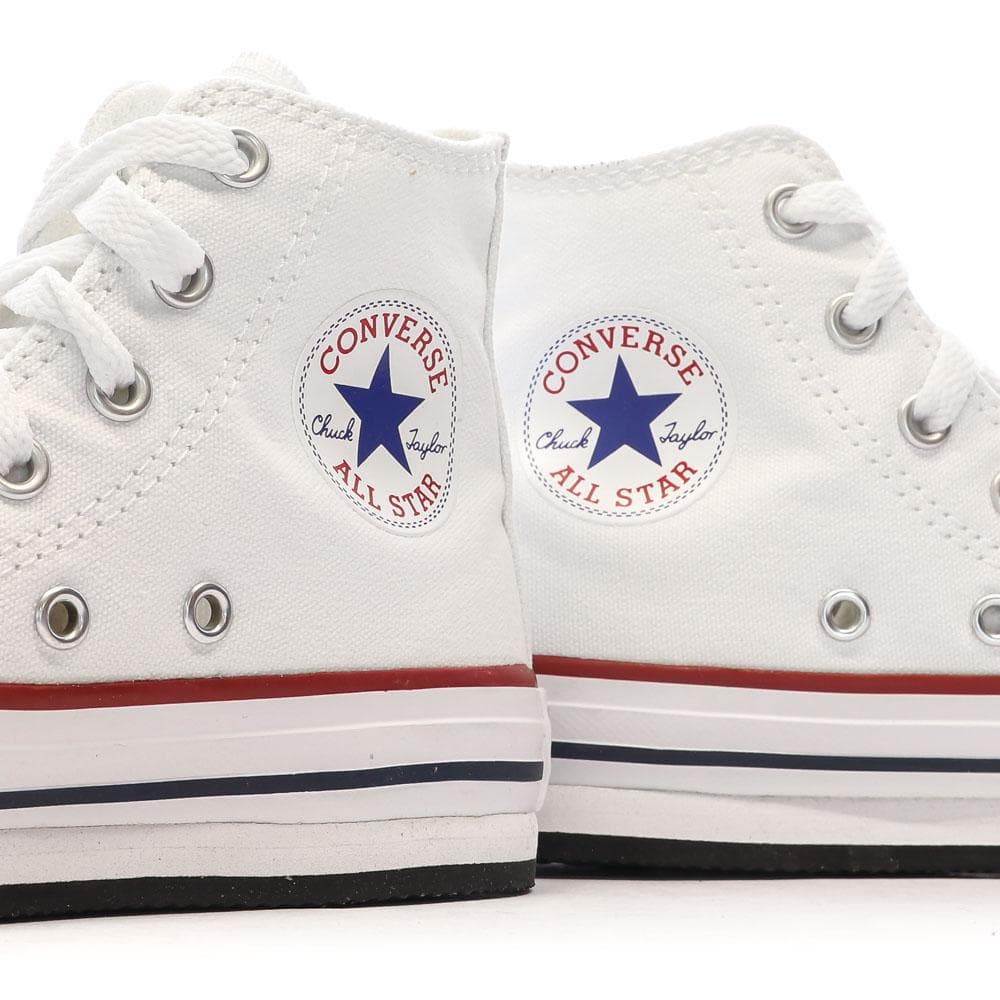 Baskets Blanches Enfant Converse All Star Eva Lift Canvas Platform 7