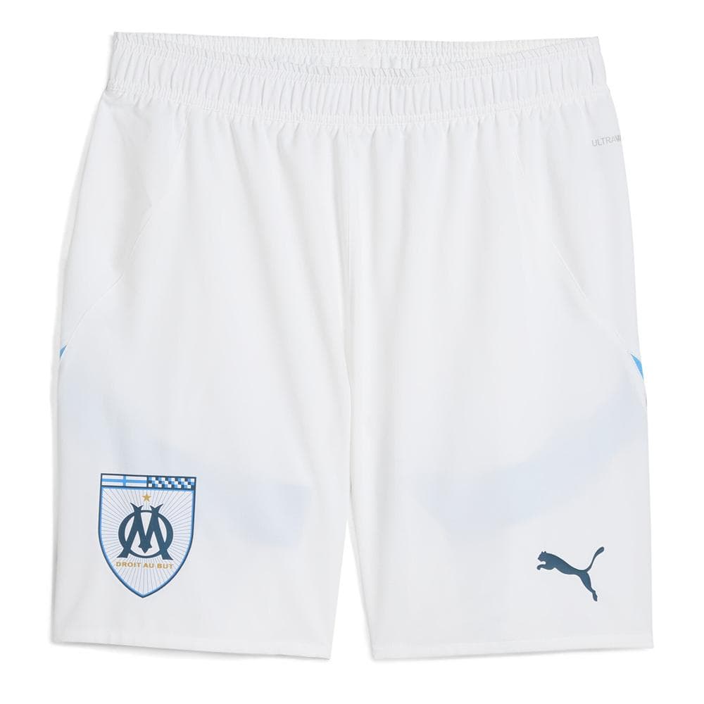 OM Short Blanc Homme Puma 1