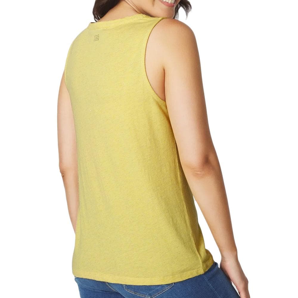 Débardeur Jaune Femme TBS ADINADEBP 2