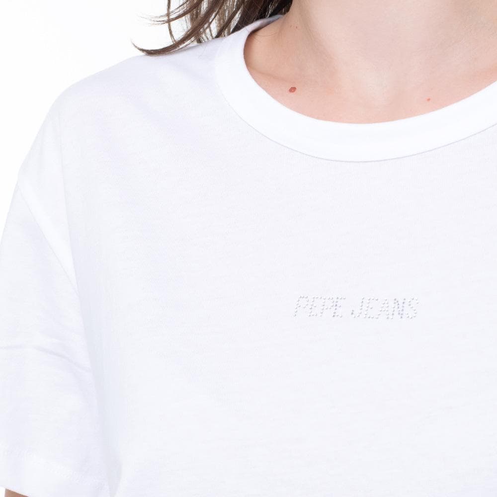 T-Shirt Blanc Femme Pepe jeans Pjl L Nd 3