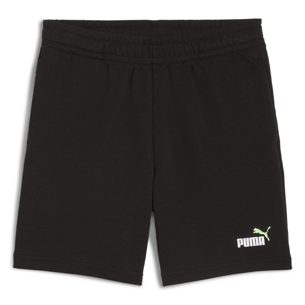 Short Noir Garçon Puma Ess2 Color No.1 Logo 1