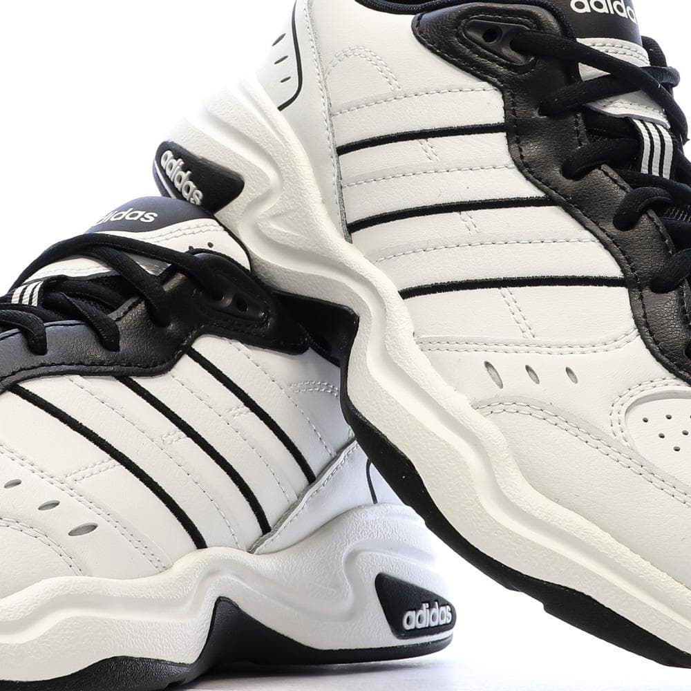 Baskets Blanches/Noires Homme Adidas Strutters 7
