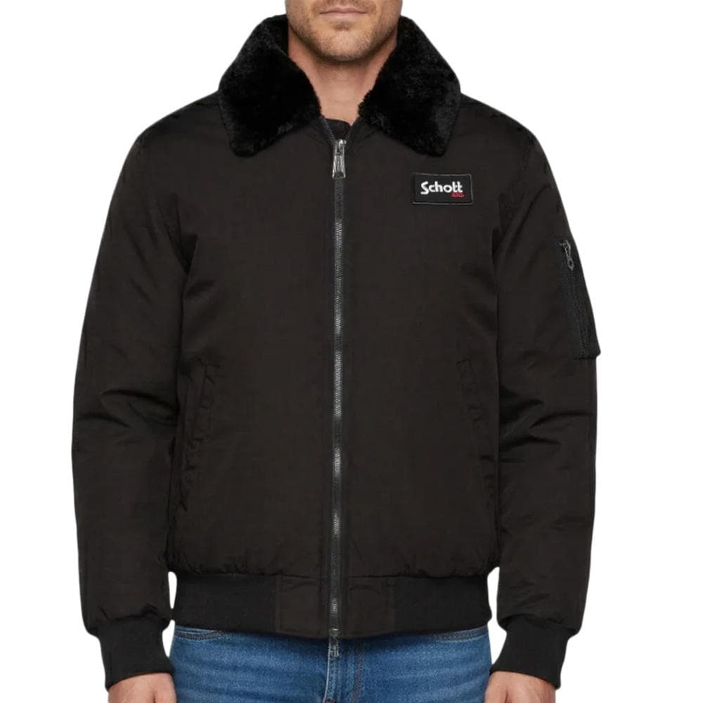 Blouson Noir Homme Schott AIRTOP 1