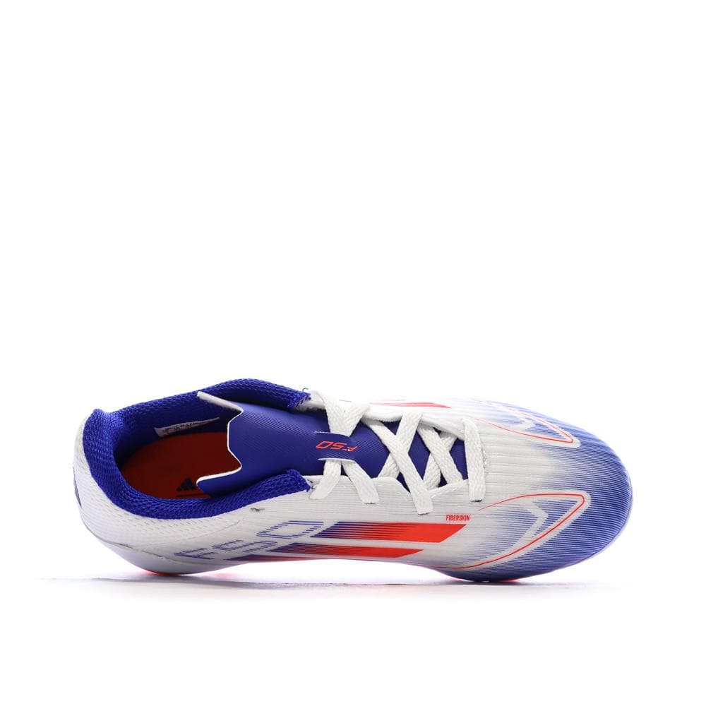 Chaussettes Blanches/Bleu/Rouges Garçon Adidas F50 League Mg 4