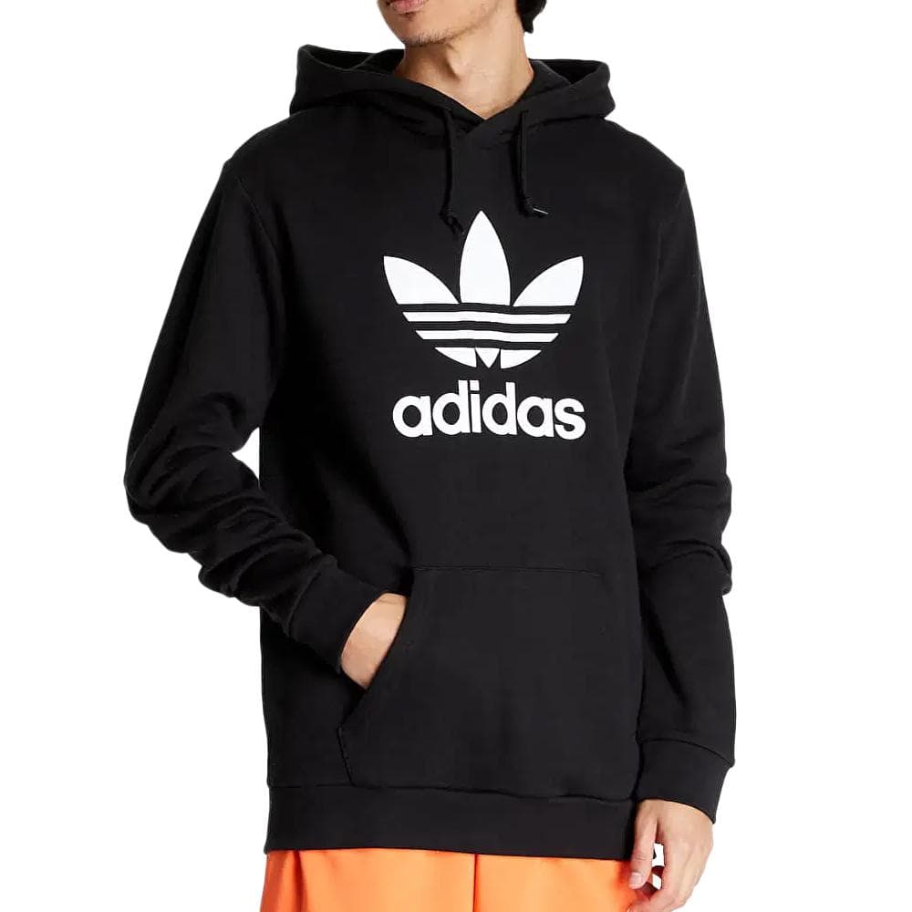 Sweat Noir Homme Adidas Trefoil 1