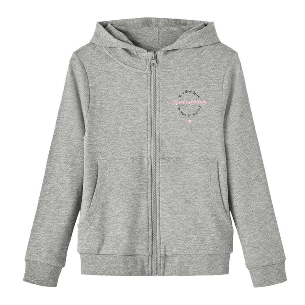 Sweat Gris zippé Fille Name It Folise 1