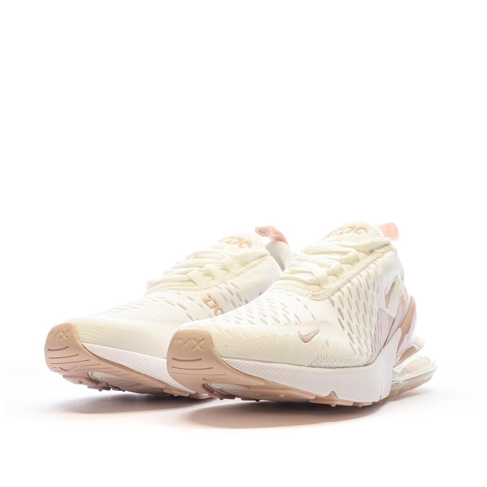 Baskets Blanches/Rose Femme Nike Air Max 270 6