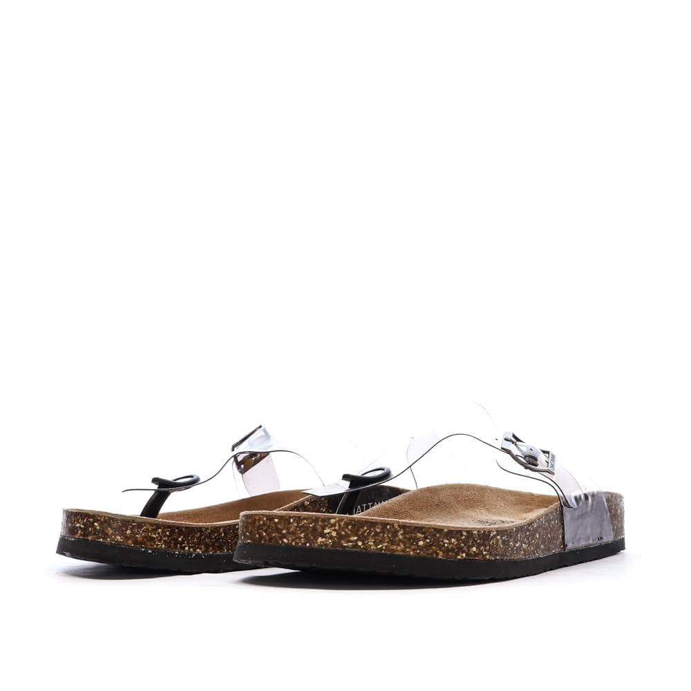Sandales Transparente/Noir Femme Chattawak Summer 6