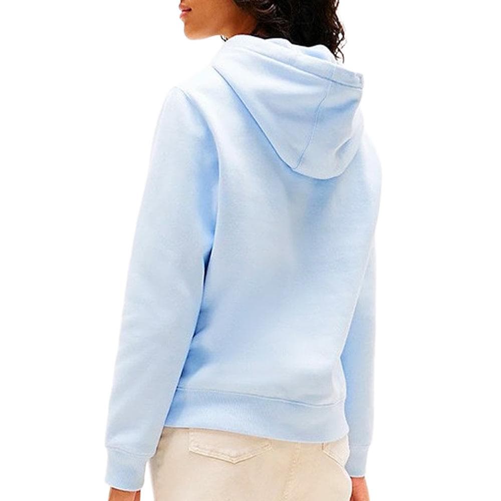 Sweat à Capuche Bleu Femme Tommy Hilfiger Flag1 2
