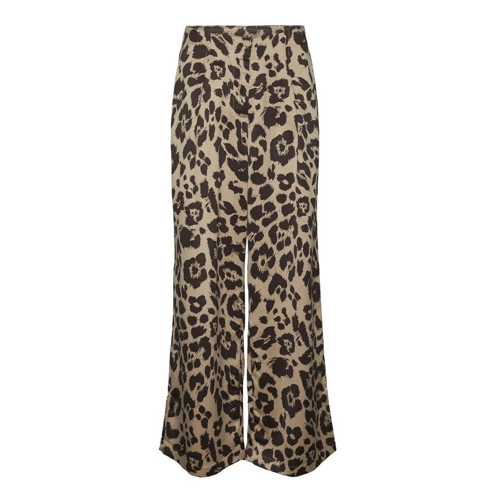 Pantalon Marron/Beige Femme Vero Moda Merle 1
