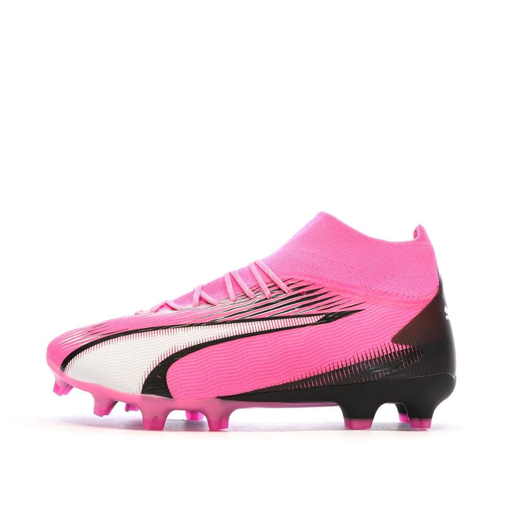 Chaussures de Football Rose/Noire Homme Puma Ultra Pro 1