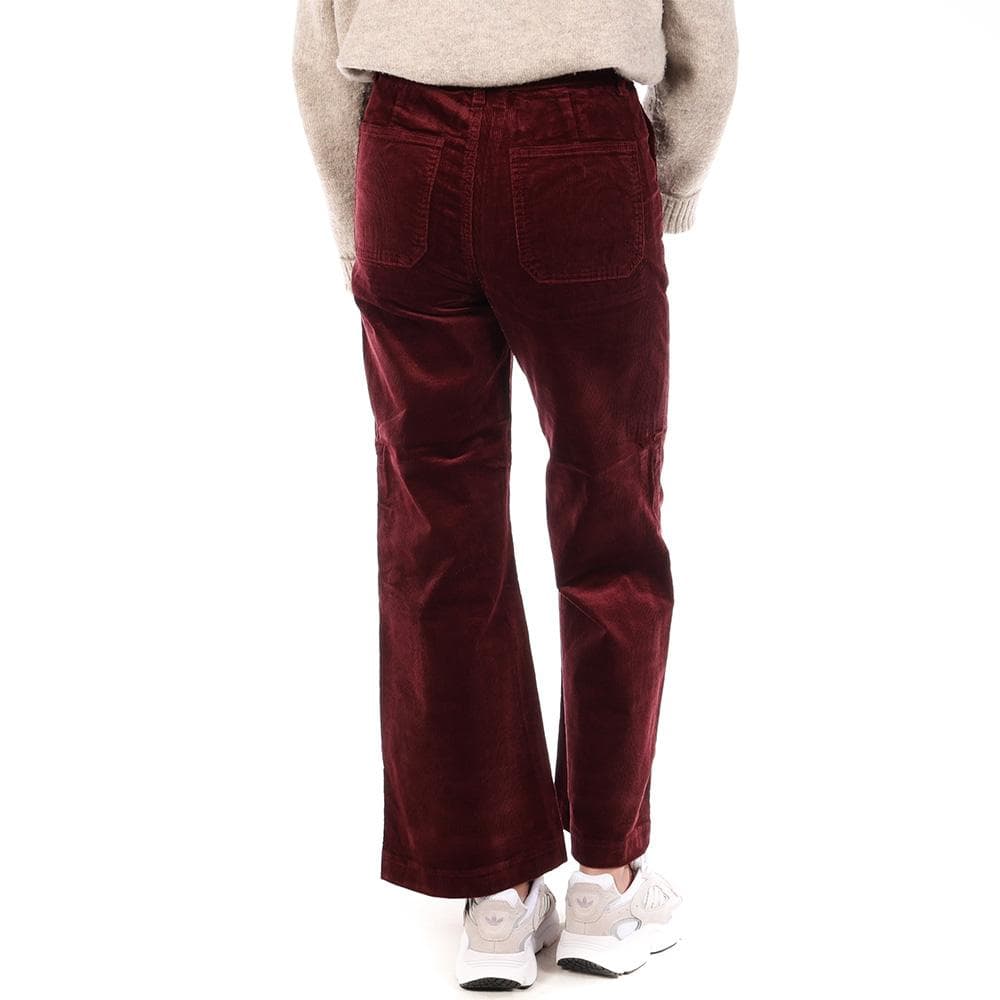Pantalon en Velours Prune Femme Oraije Flare 2