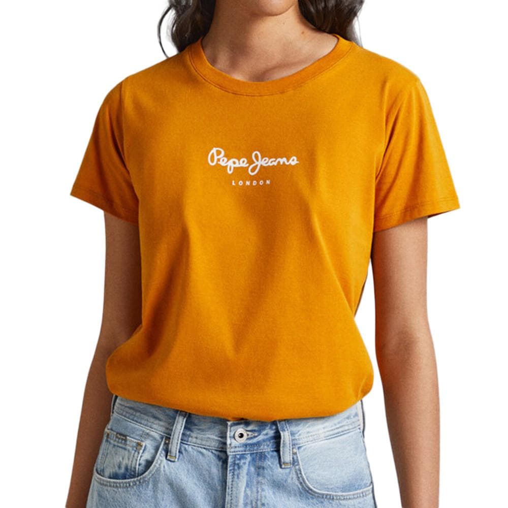 T-shirt Orange Femme Pepe jeans Wendys 1