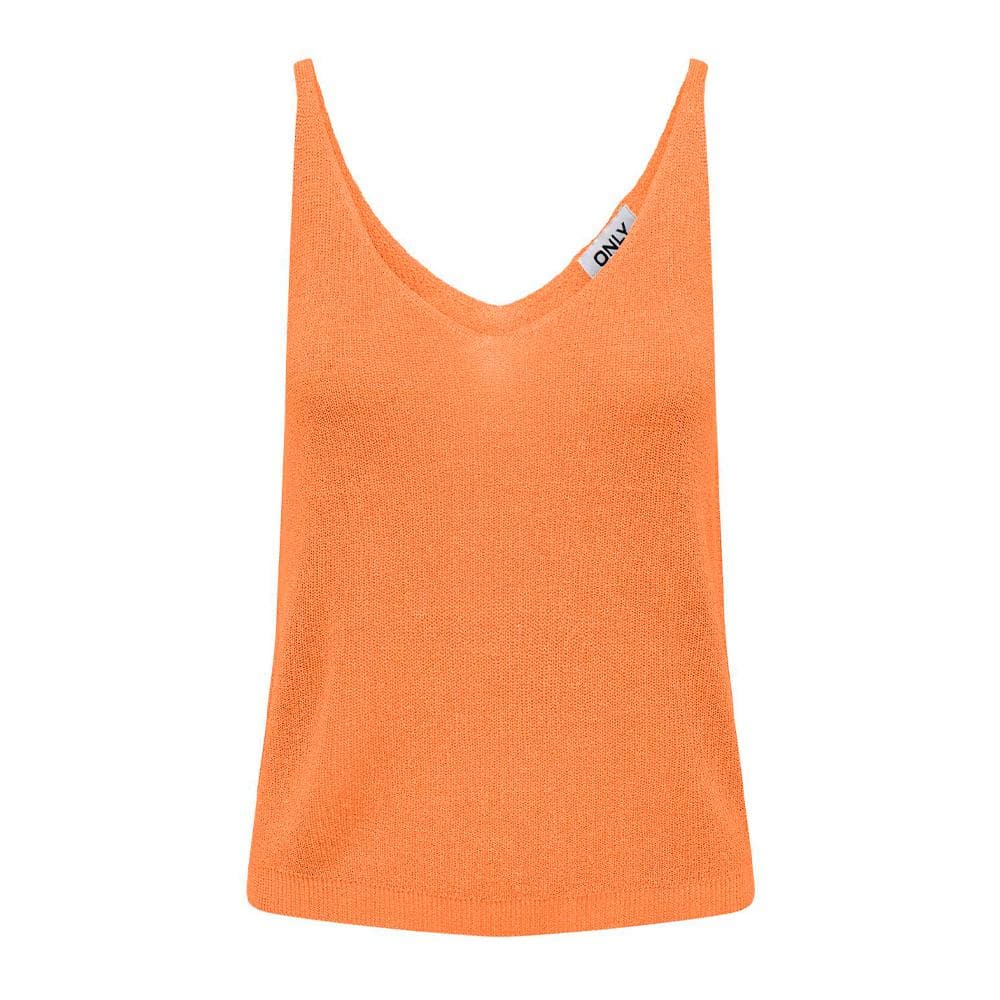 Débardeur Orange Femme Only Shina Sl Glitter 1