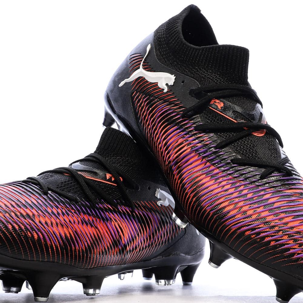 Chaussures de Football Noires/Roses Homme Puma Future 8 7