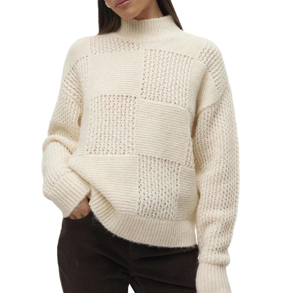 Pull Écru Femme Vero Moda Moon 1