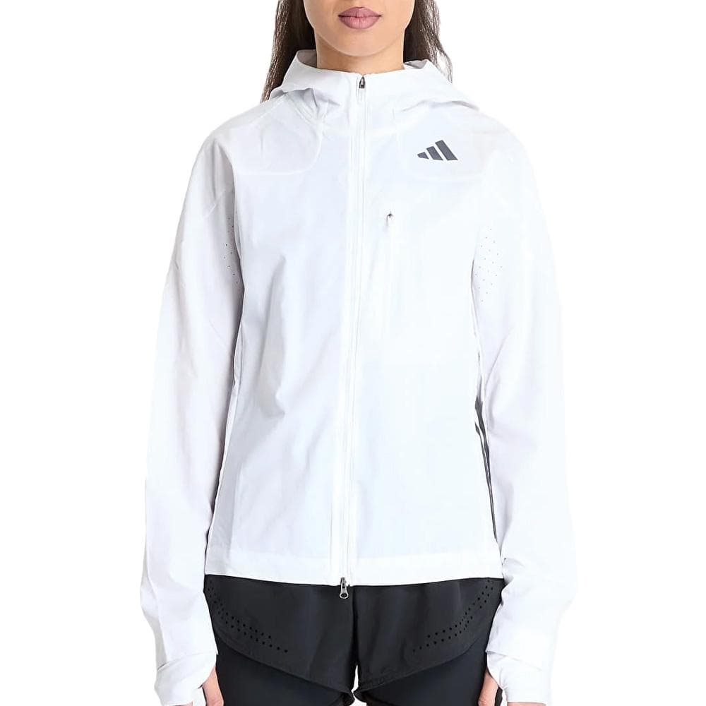 Veste de Running Blanc Femme Adidas Adizero 1