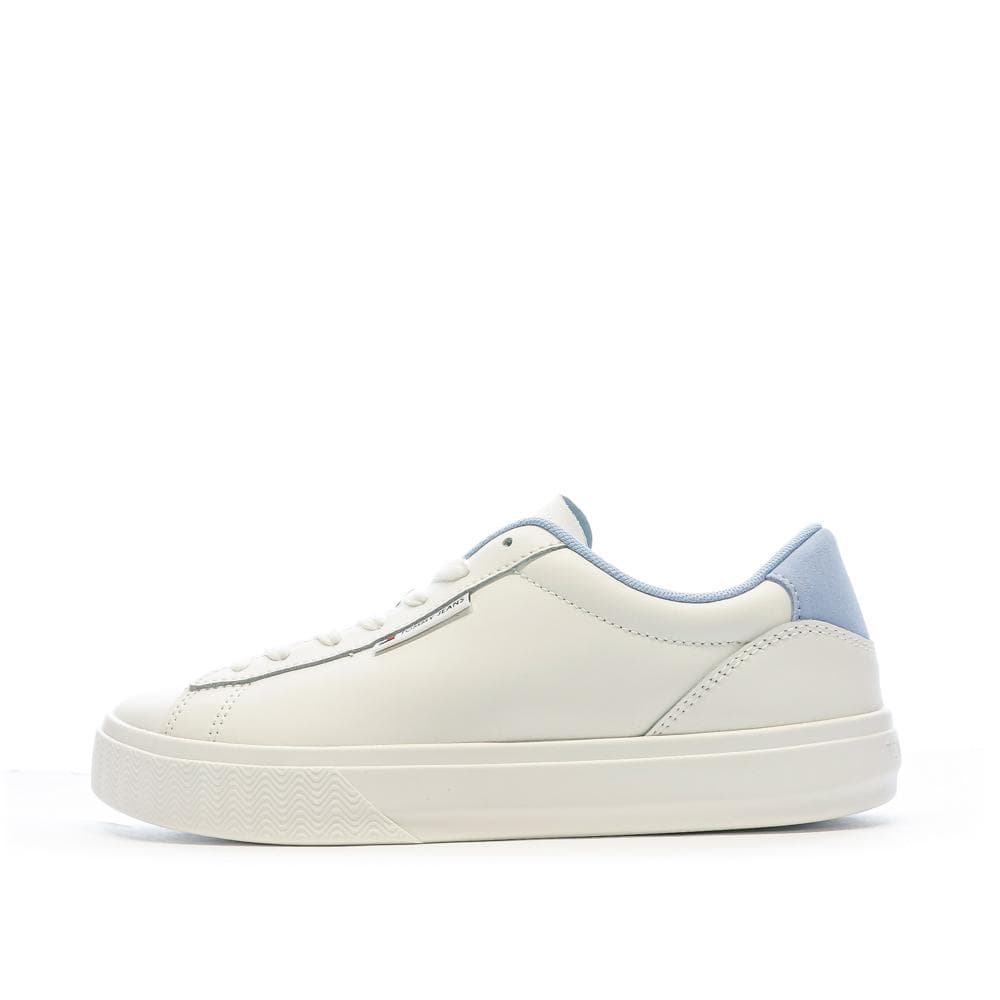 Baskets Blanches/Bleu Femme Tommy Hilfiger Cupsole Sneaker 1