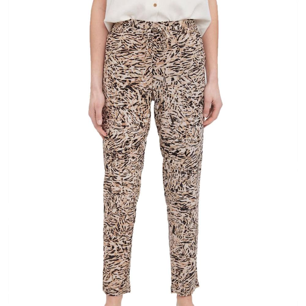 Pantalon Beige Imprimé Femme Vero Moda Easy 1