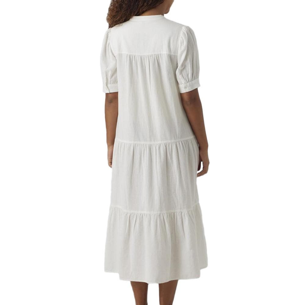 Robe de Grossesse Blanche Femme Vero Moda Marternity Milan 2