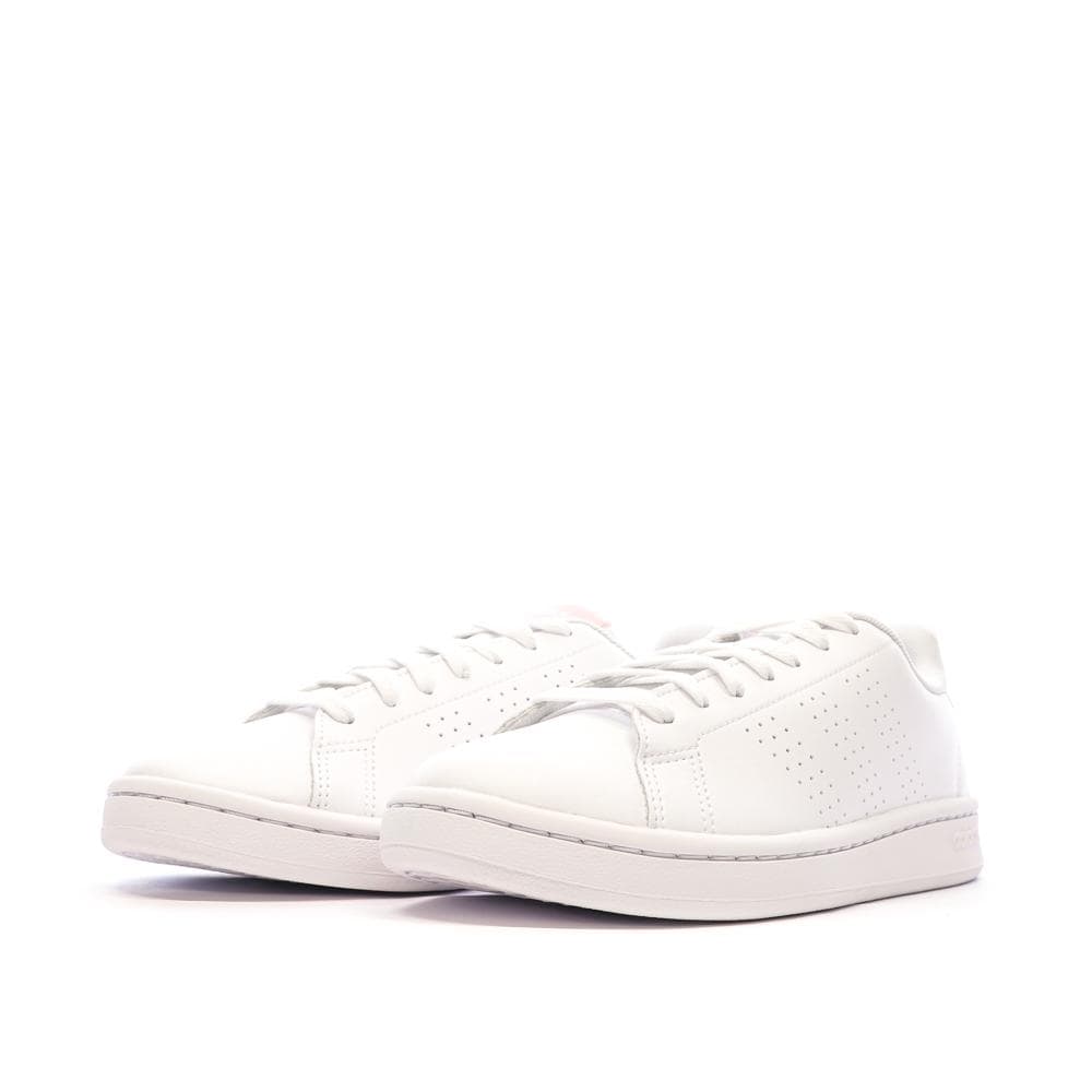 Baskets Blanc/Rose Femme Adidas Advantage IF6116 6