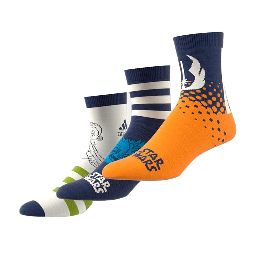 x3 Paires de Chaussettes Blanche/Marine Junior/Adulte Adidas IU4870 1