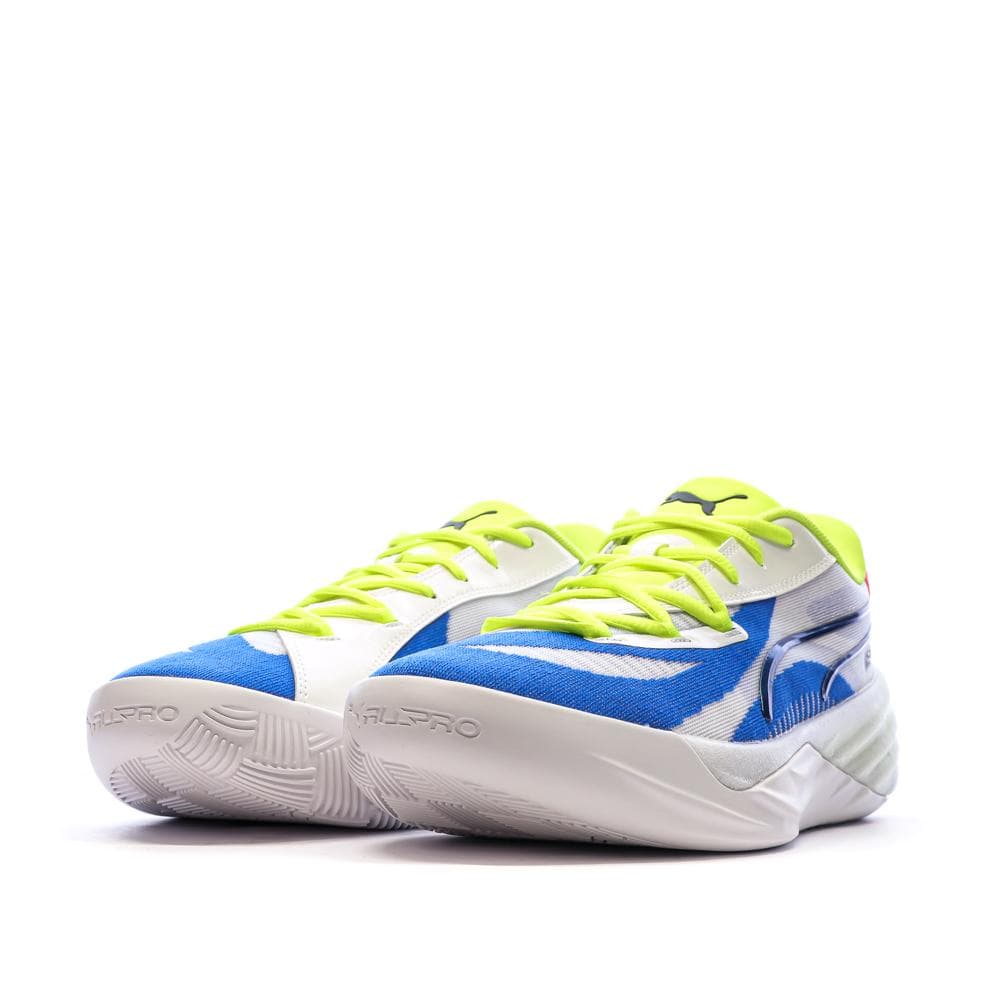 Chaussures de Basketball Blanches/Bleu Homme Puma All-pro Nitro 6